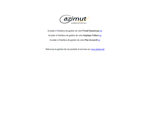 Tablet Screenshot of bornes.azimut.net